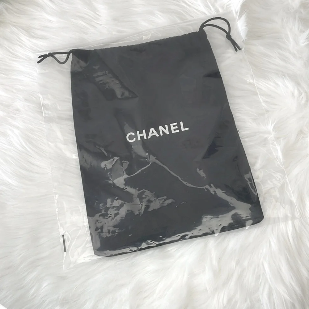 CHANEL‎ Black Drawstring Bag